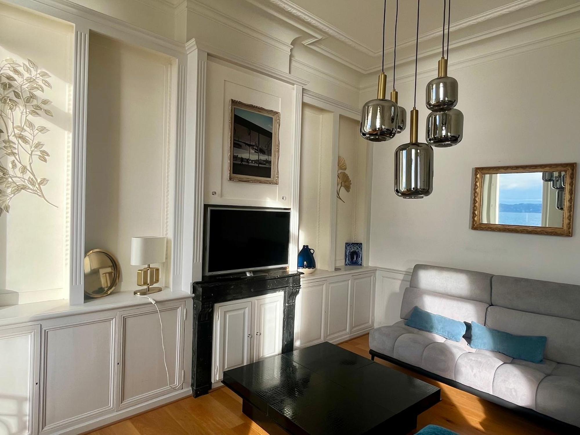 Appartement Sur La Corniche Kennedy Face A La Mer Marseille Extérieur photo